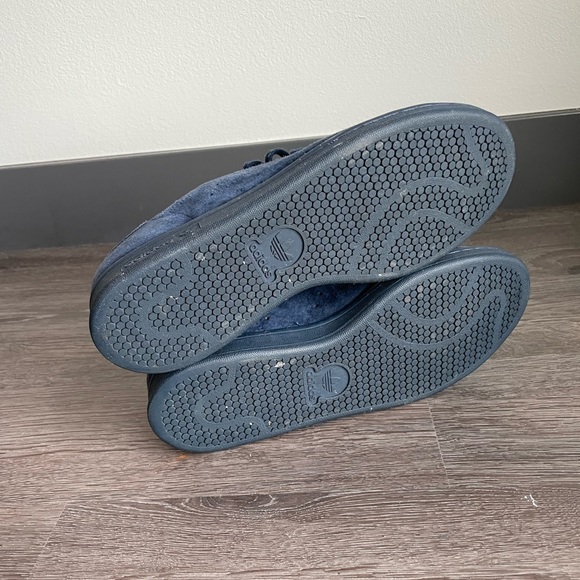 adidas stan smith - night indigo suede sneakers - sz 9 mens - Picture 7 of 11